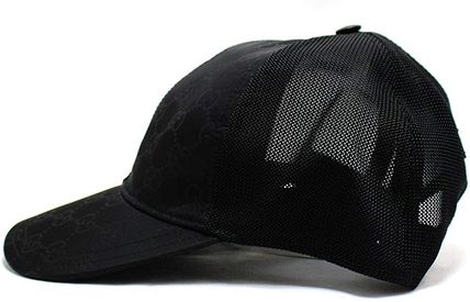 Gucci GG Guccissima Nylon Baseball Cap in Black