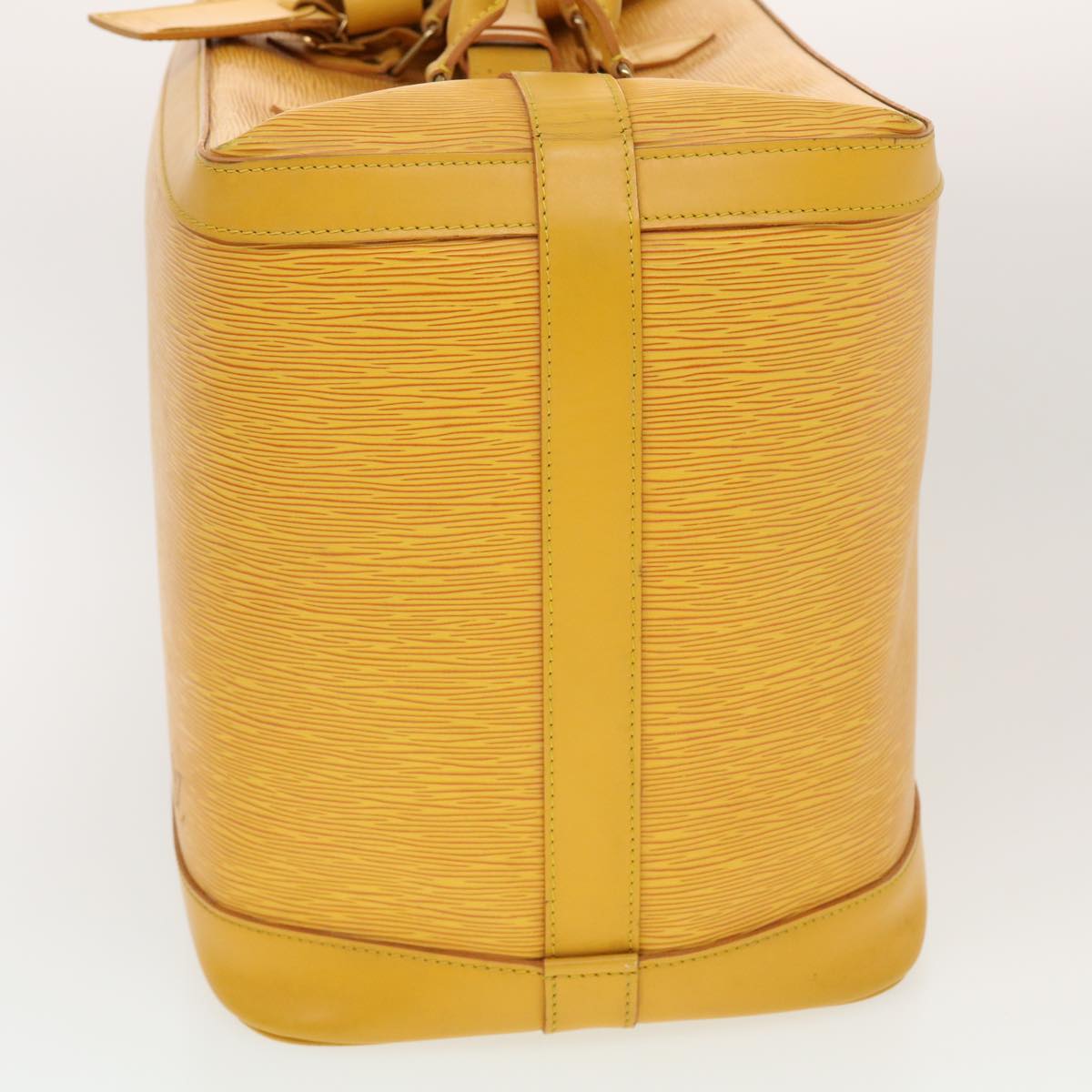 LOUIS VUITTON Epi Cruiser Bag 40 Boston Bag SPO Yellow LV Auth 42905