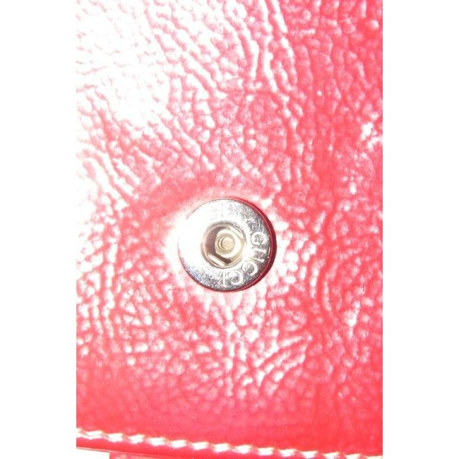 Gucci Red And Black Xl Tom Ford Checkbook Style Wallet