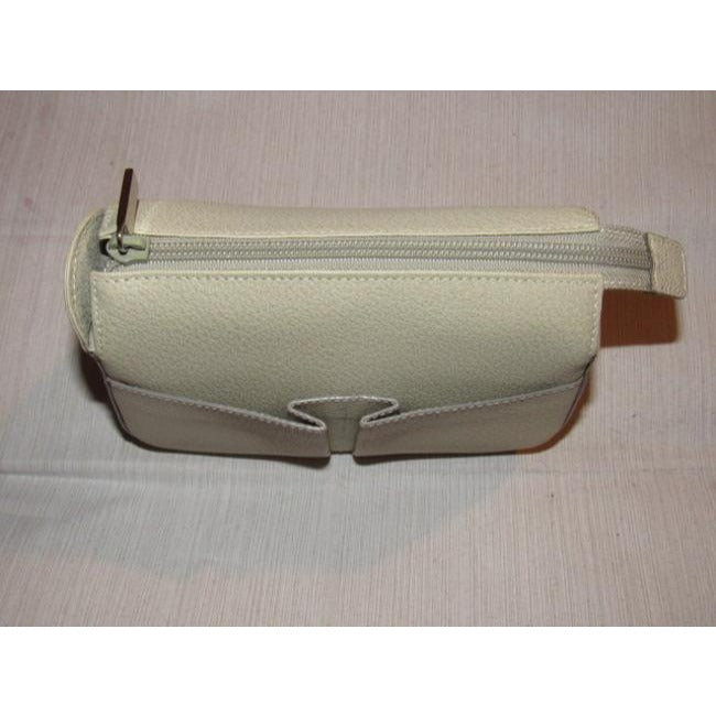 Gucci Newer Textured Stone Colored Leather Clutch