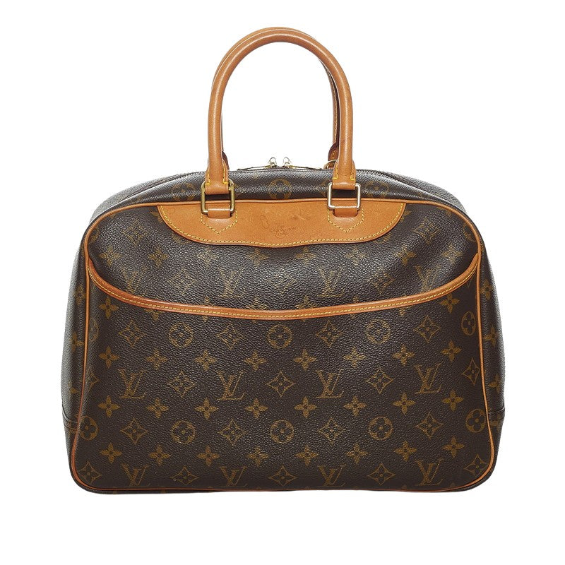 Louis Vuitton Brown Canvas Deauville handbag bag