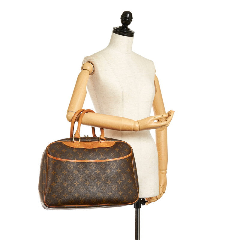 Louis Vuitton Brown Canvas Deauville handbag bag