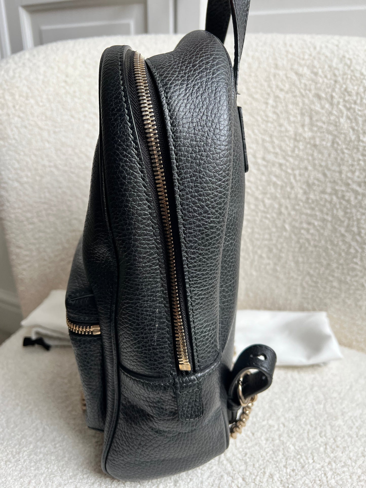 Gucci GG Black Soho Backpack