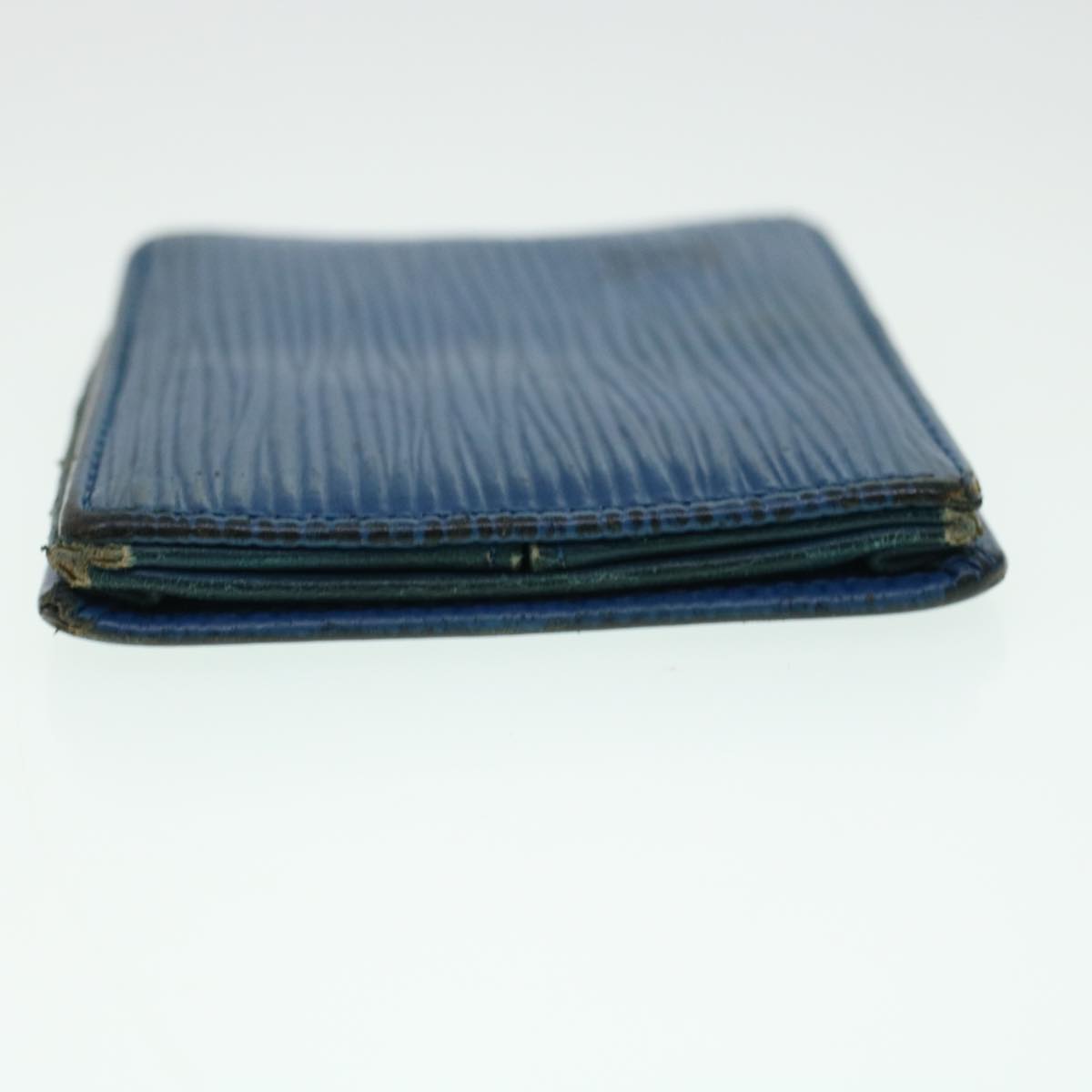 LOUIS VUITTON Epi Porte Monnaie Boite Coin Purse Blue M63695 LV  43541