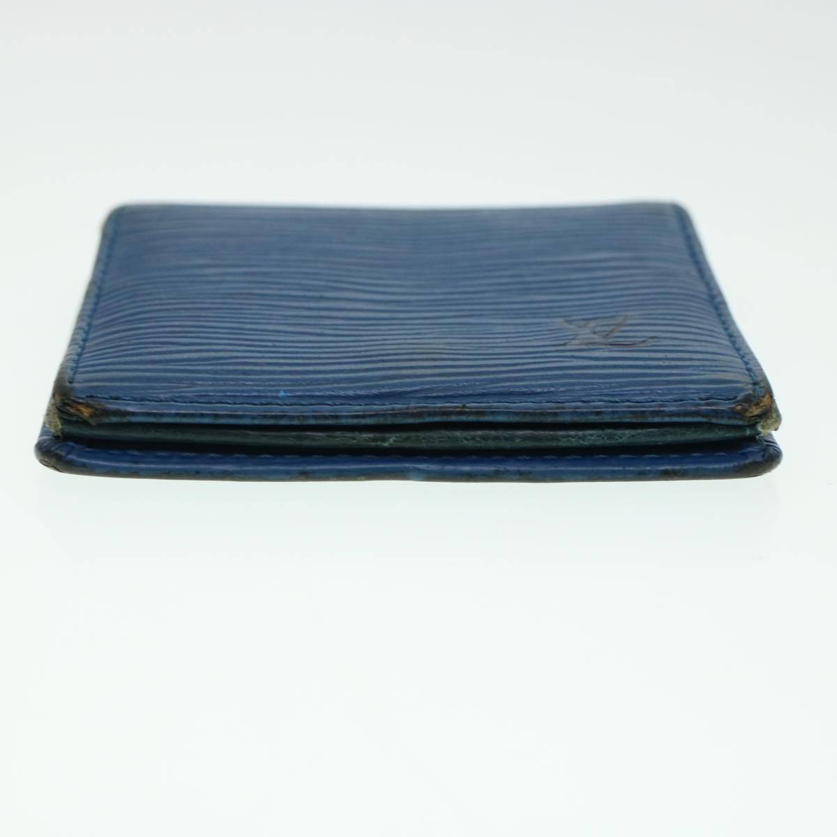 LOUIS VUITTON Epi Porte Monnaie Boite Coin Purse Blue M63695 LV  43541