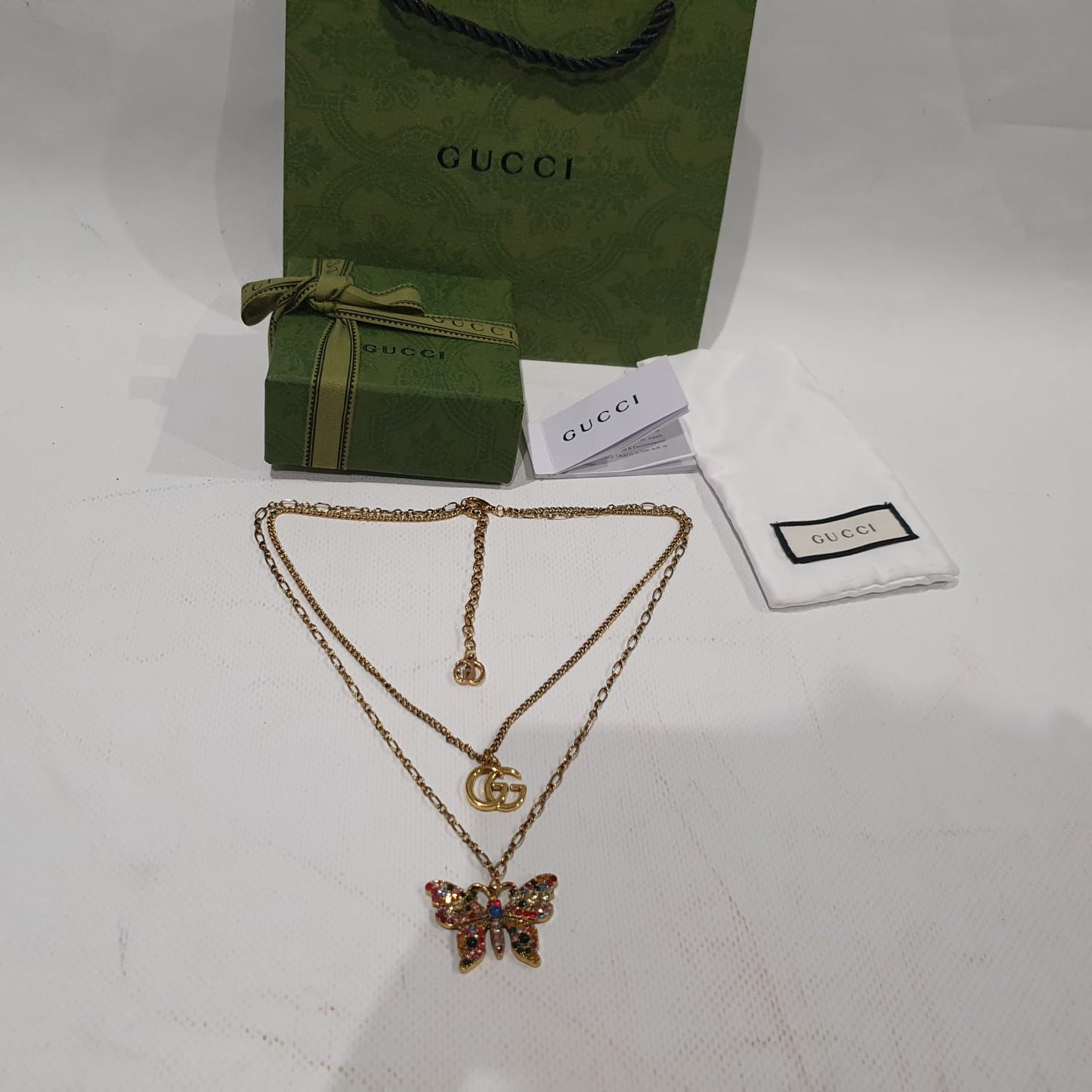 Gucci Necklace and Earrings
