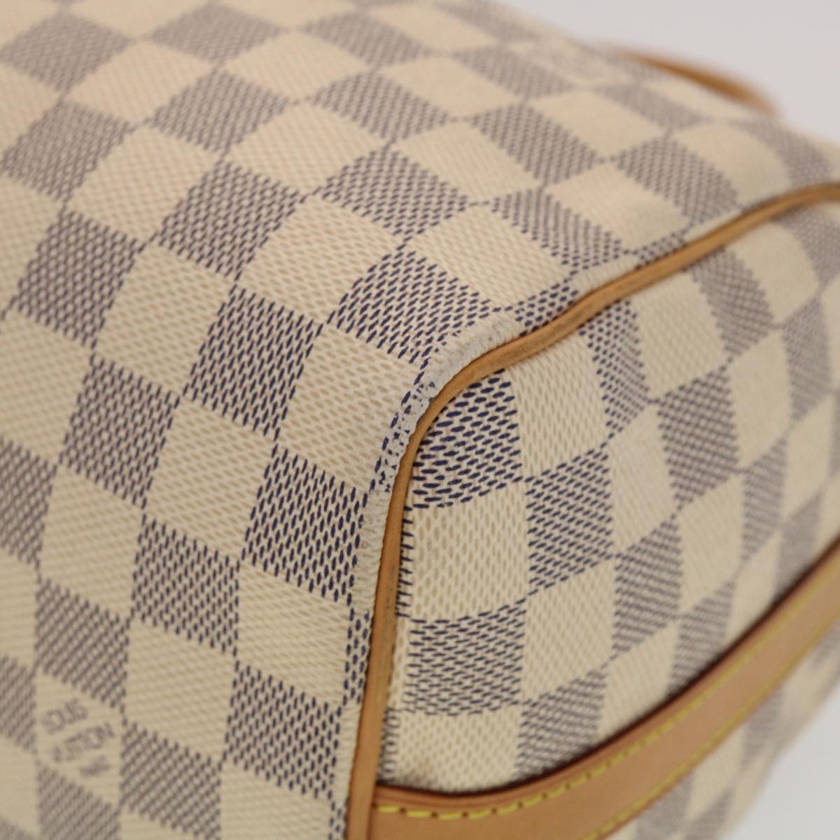 LOUIS VUITTON Damier Azur Speedy Bandouliere 25 Hand Bag N41000 LV Auth 43997