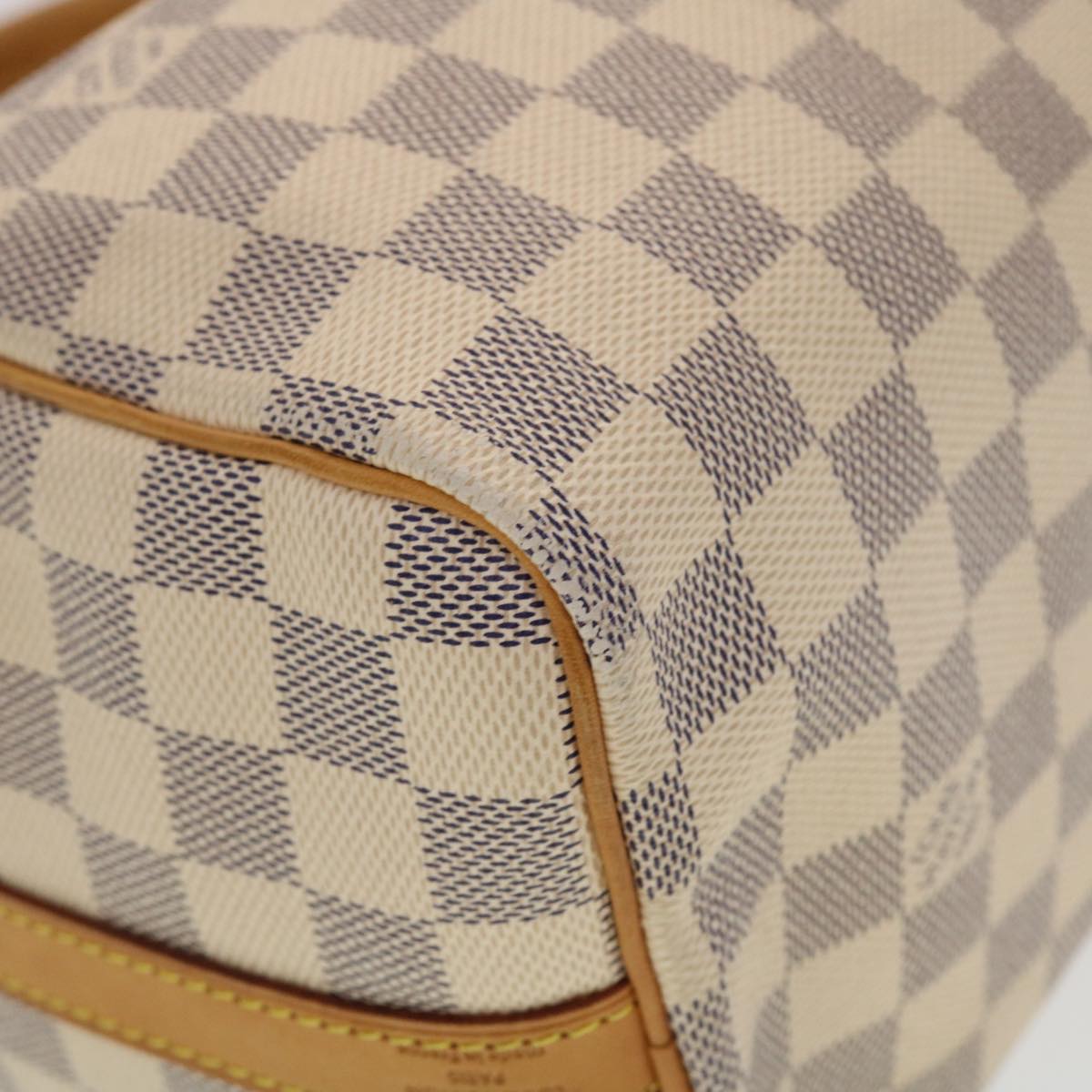 LOUIS VUITTON Damier Azur Speedy Bandouliere 25 Hand Bag N41000 LV Auth 43997