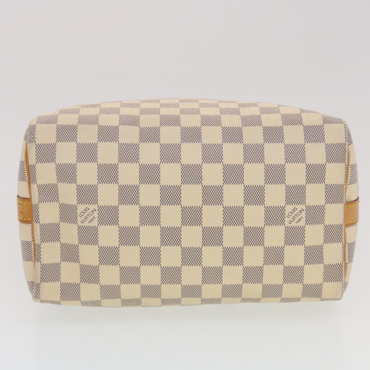 LOUIS VUITTON Damier Azur Speedy Bandouliere 25 Hand Bag N41000 LV Auth 43997
