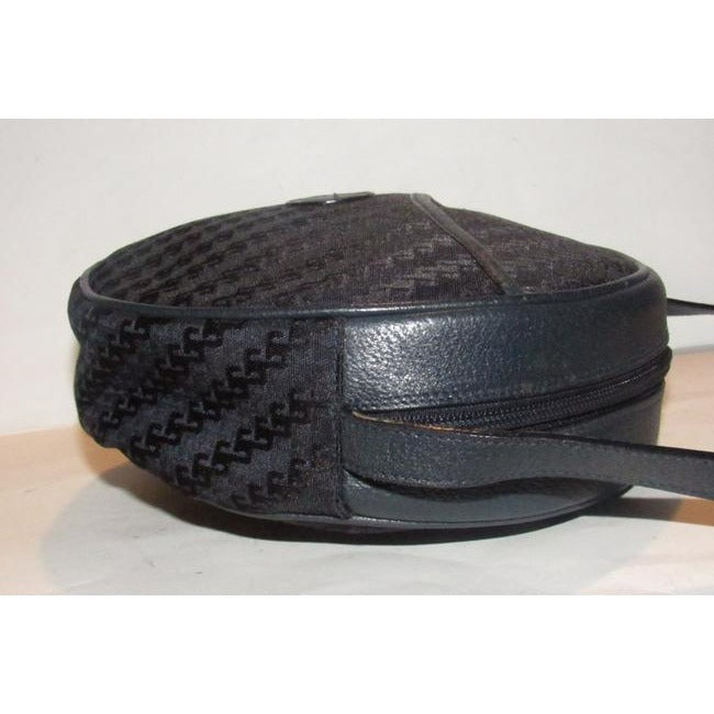 Gucci Vintage Canteen Style Pursesdesigner Purses Dark Navy Blue Diagonal Square G Logo Print Canvas