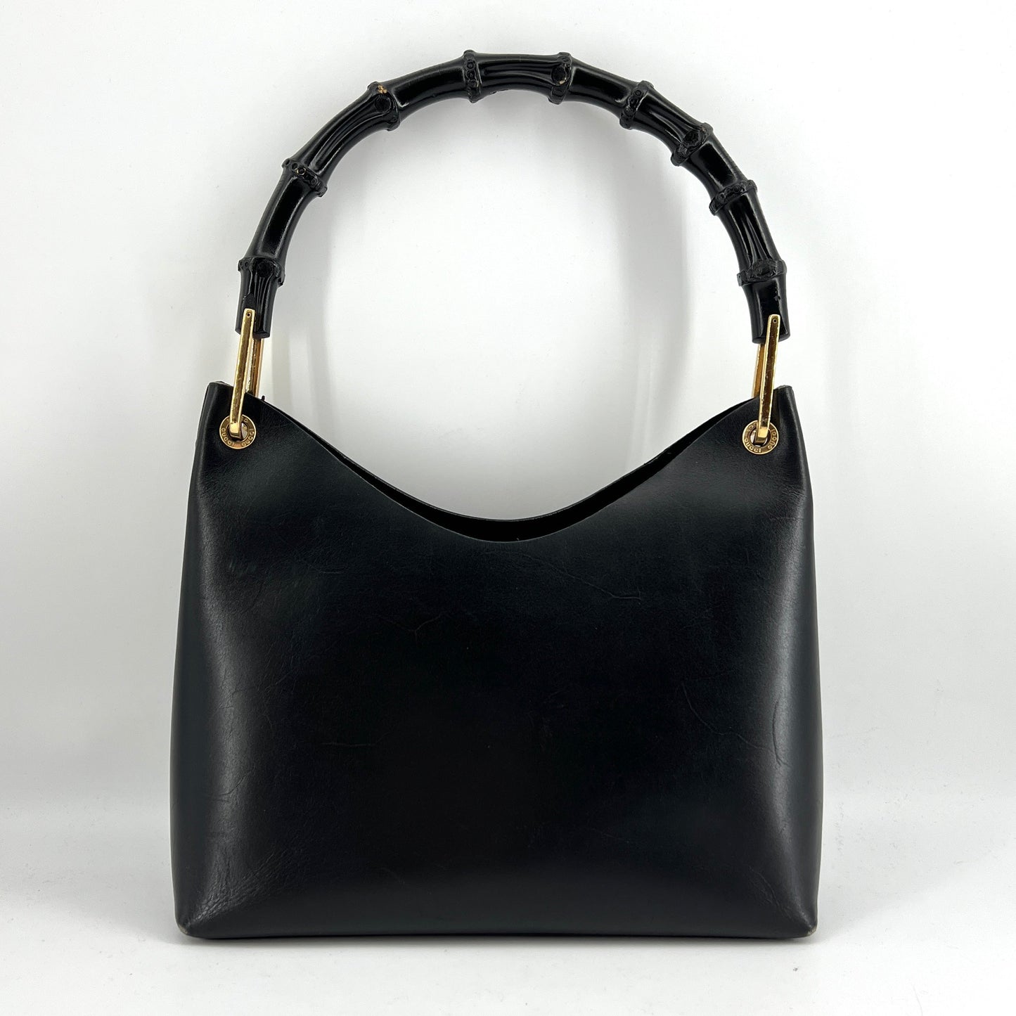 Gucci Bamboo Leather Hobo with Purse