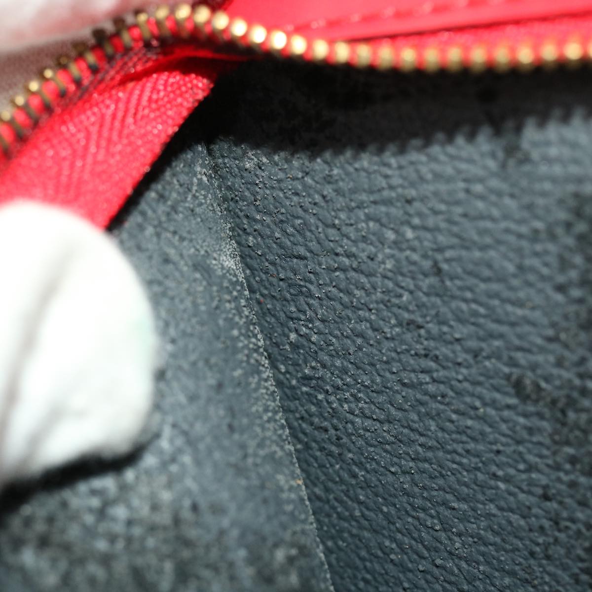 LOUIS VUITTON Epi Trousse Crete Clutch Bag Red M48407 LV  44301