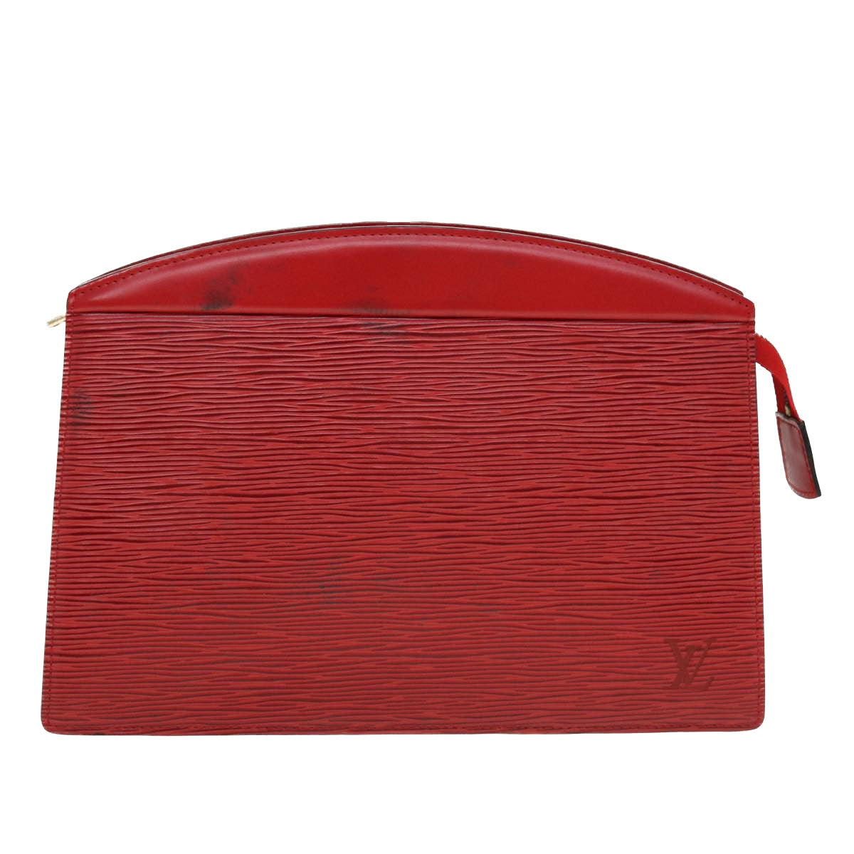LOUIS VUITTON Epi Trousse Crete Clutch Bag Red M48407 LV  44301