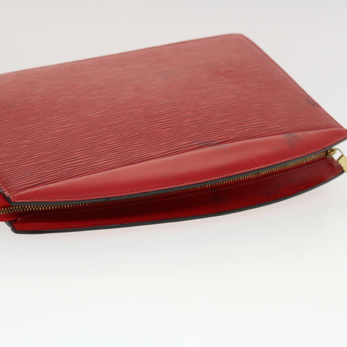 LOUIS VUITTON Epi Trousse Crete Clutch Bag Red M48407 LV  44301