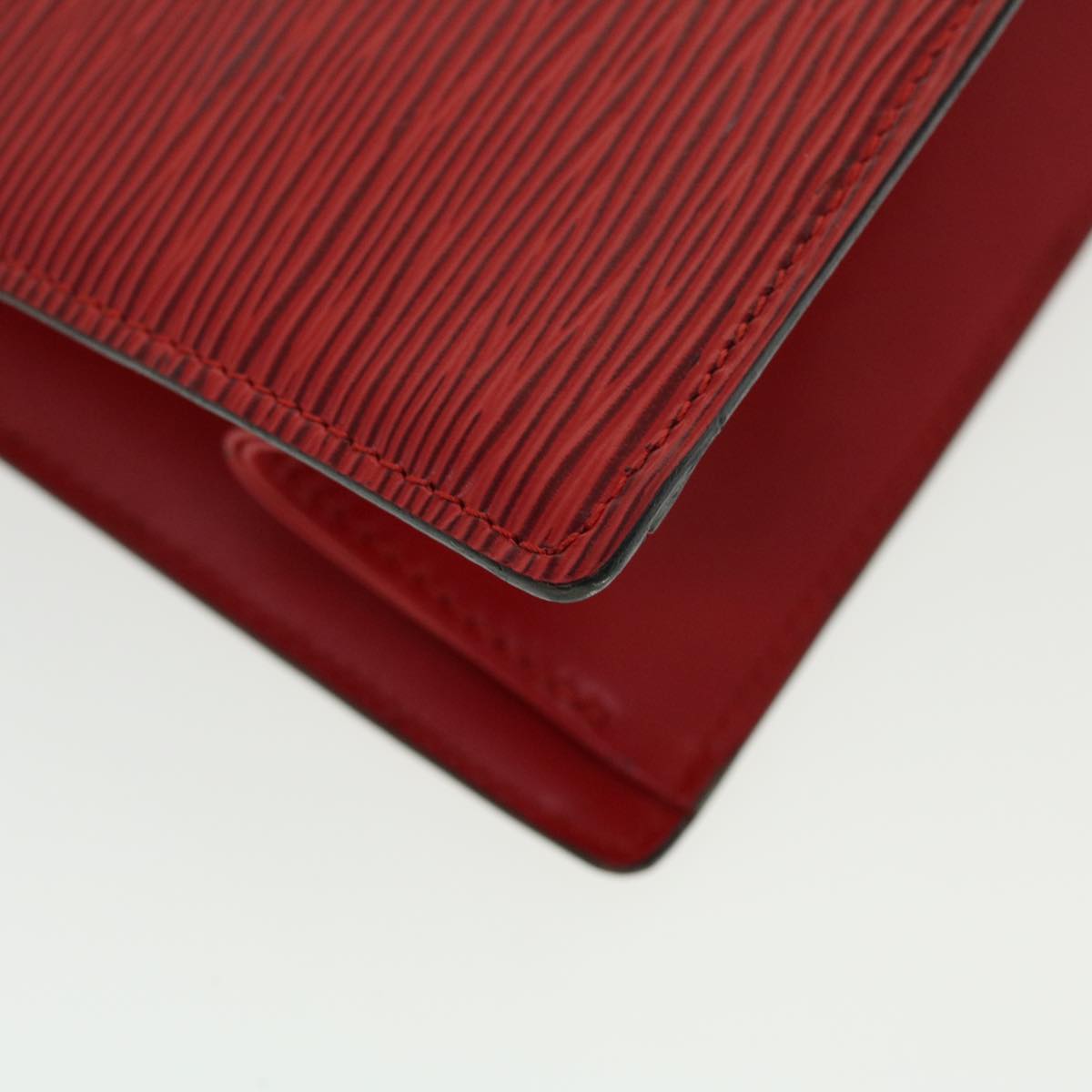 LOUIS VUITTON Epi Trousse Crete Clutch Bag Red M48407 LV  44301
