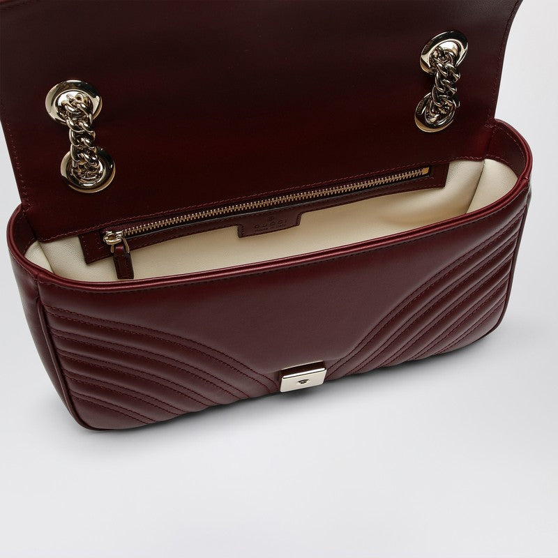 Gucci Gg Marmont Rosso Ancora Small Shoulder Bag Women