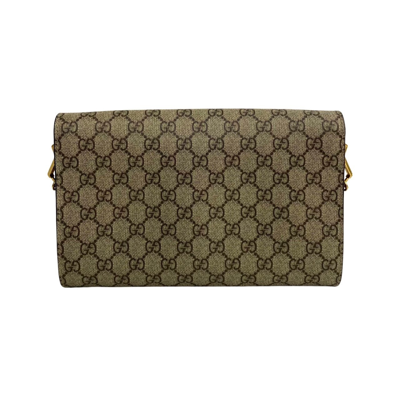 GUCCI Shoulder Bag leather Brown Sherry line