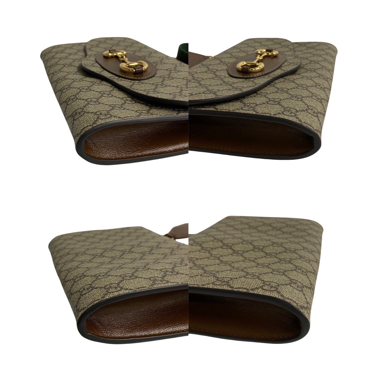 GUCCI Shoulder Bag leather Brown Sherry line