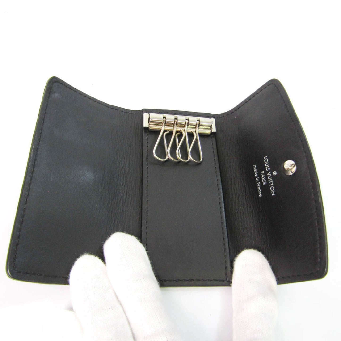 Louis Vuitton Black Leather Multicles 4 wallet accessories