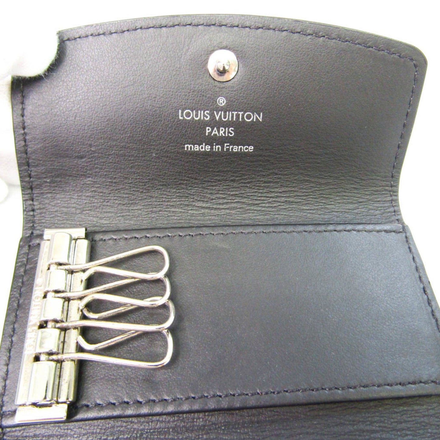 Louis Vuitton Black Leather Multicles 4 wallet accessories