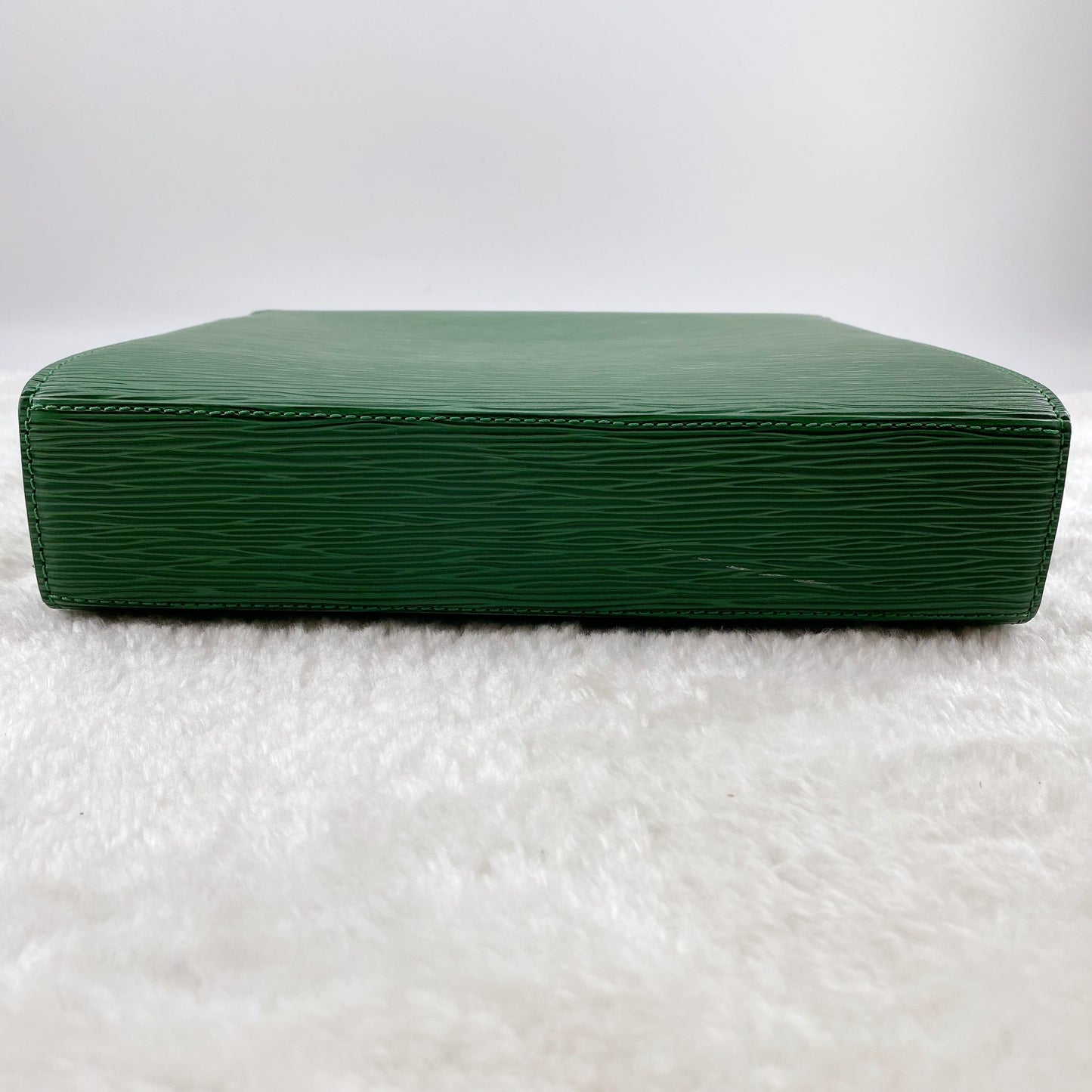 Louis Vuitton Green Leather Marlesherbes Bag