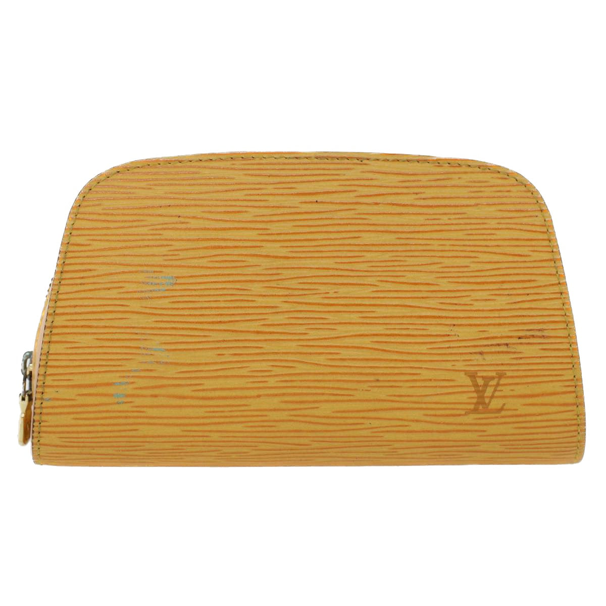 LOUIS VUITTON Epi Dauphine PM Pouch Yellow M48449 LV  44415