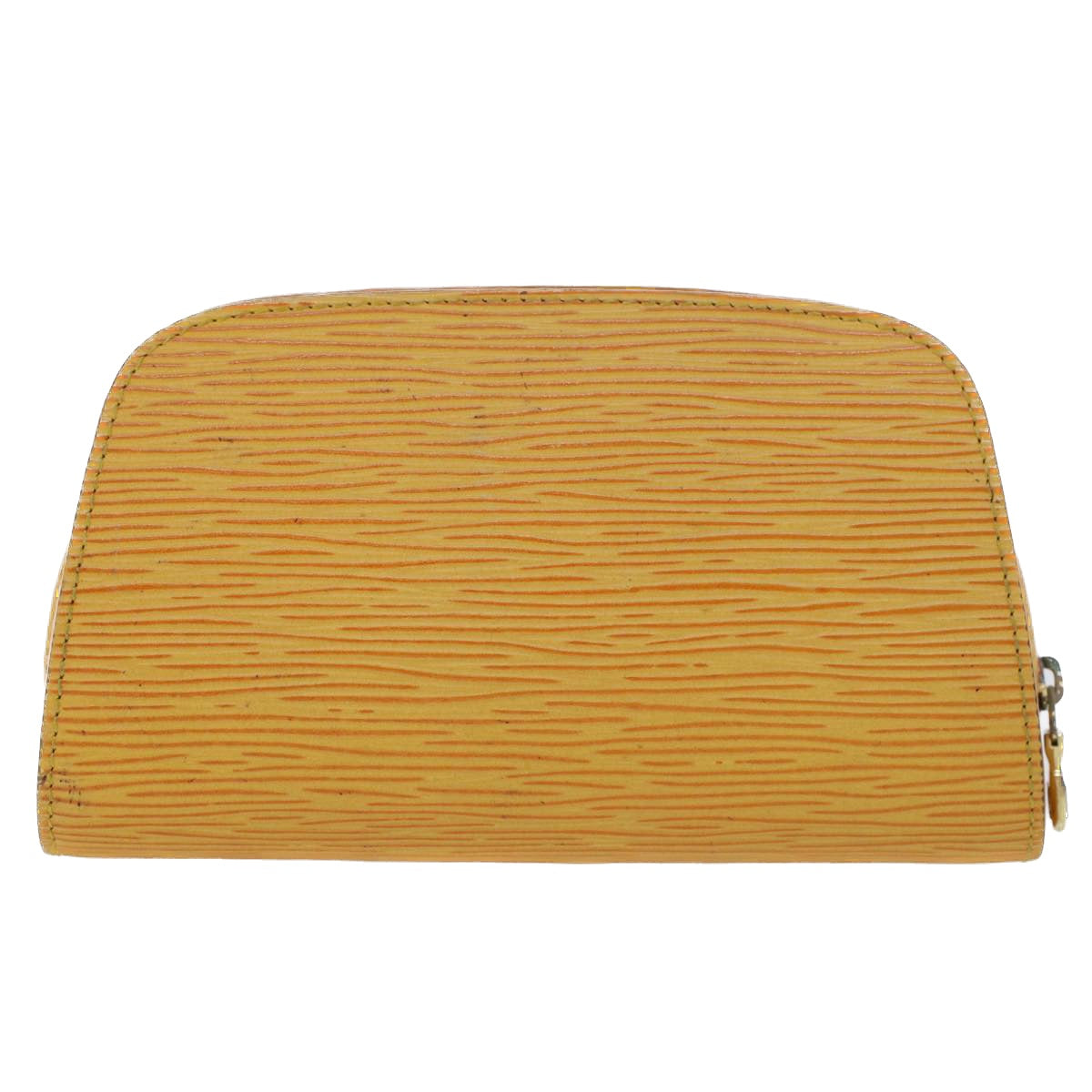 LOUIS VUITTON Epi Dauphine PM Pouch Yellow M48449 LV  44415