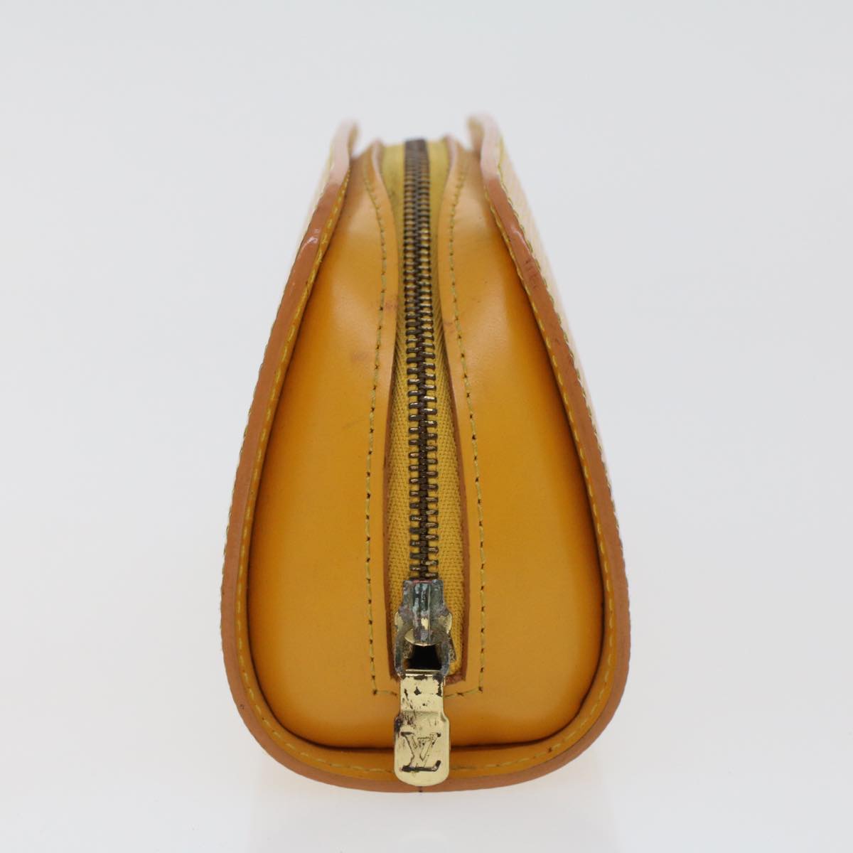 LOUIS VUITTON Epi Dauphine PM Pouch Yellow M48449 LV  44415