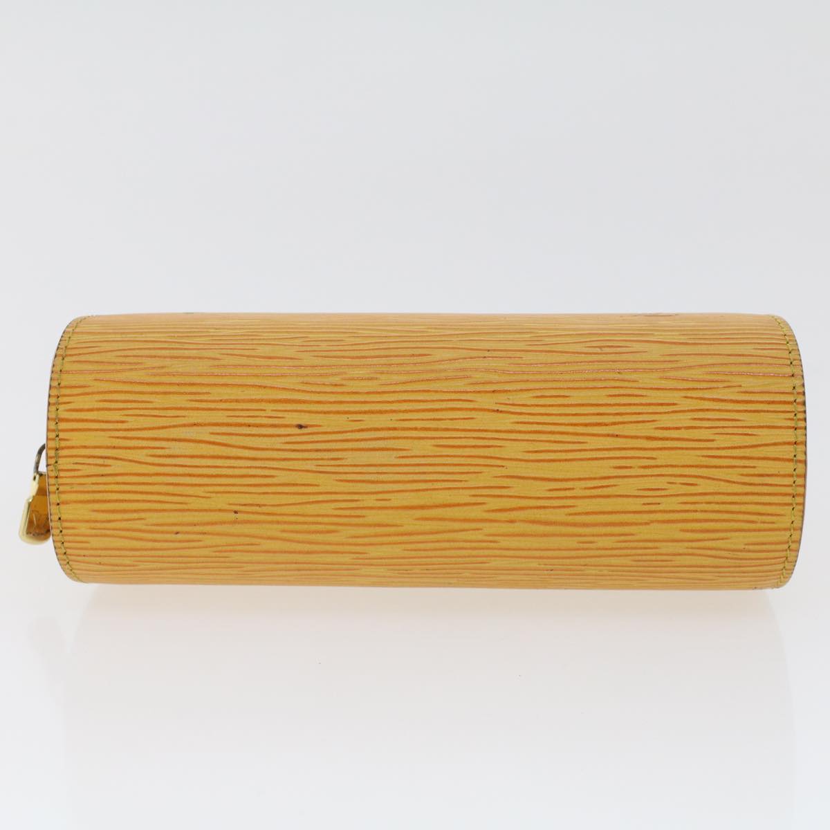 LOUIS VUITTON Epi Dauphine PM Pouch Yellow M48449 LV  44415