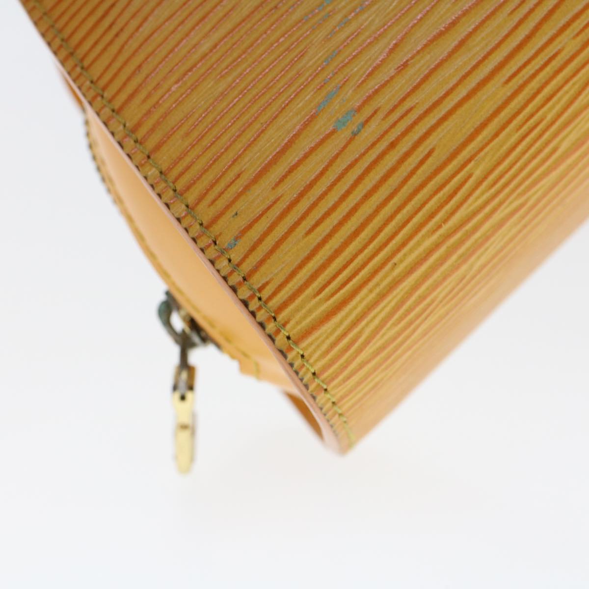 LOUIS VUITTON Epi Dauphine PM Pouch Yellow M48449 LV  44415