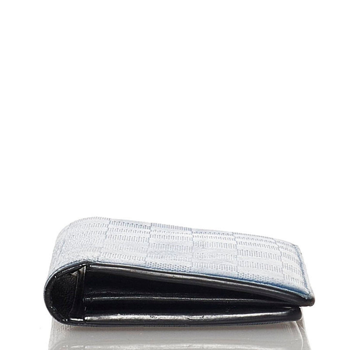 Louis Vuitton Blue Leather Portefeuille Brazza wallet accessories