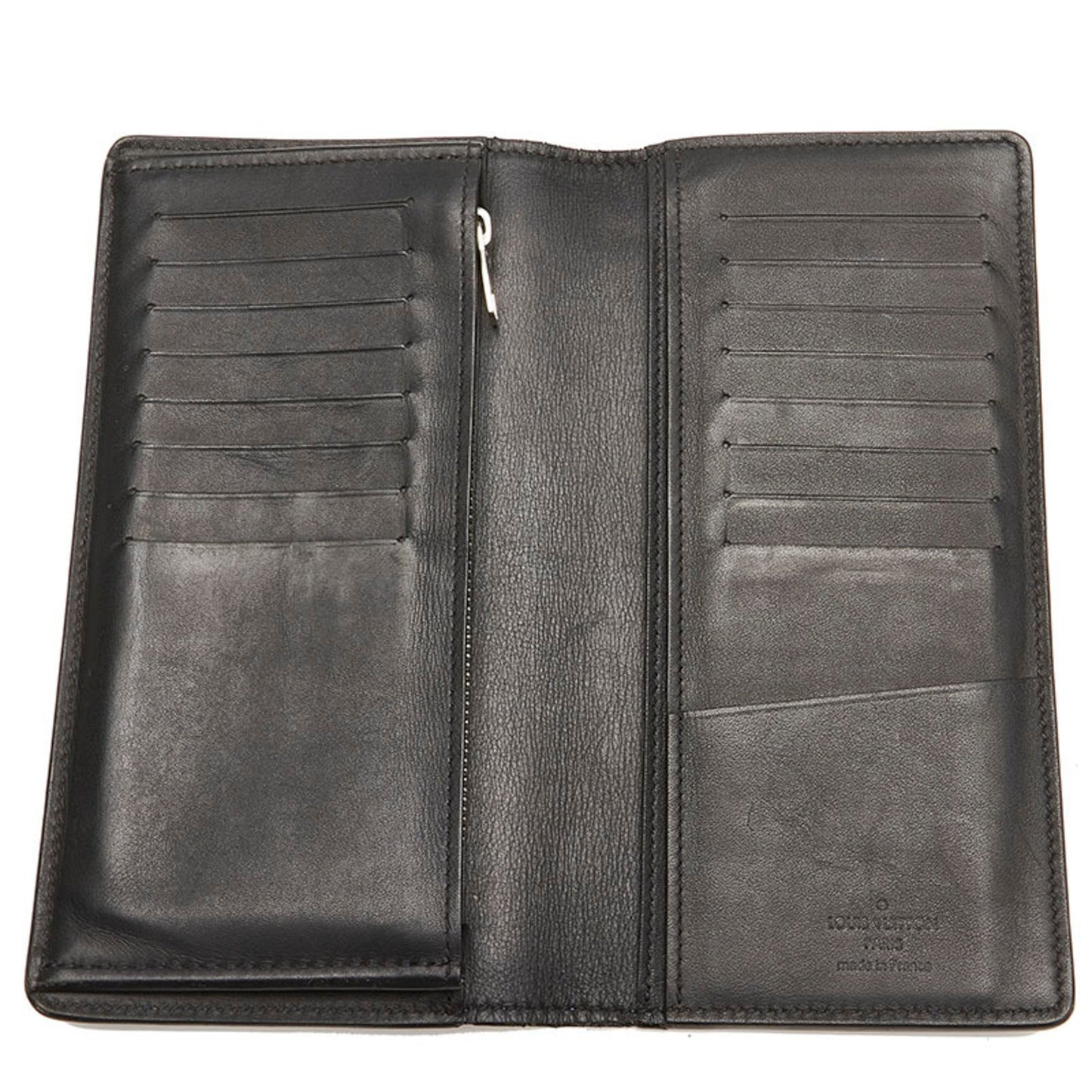 Louis Vuitton Blue Leather Portefeuille Brazza wallet accessories