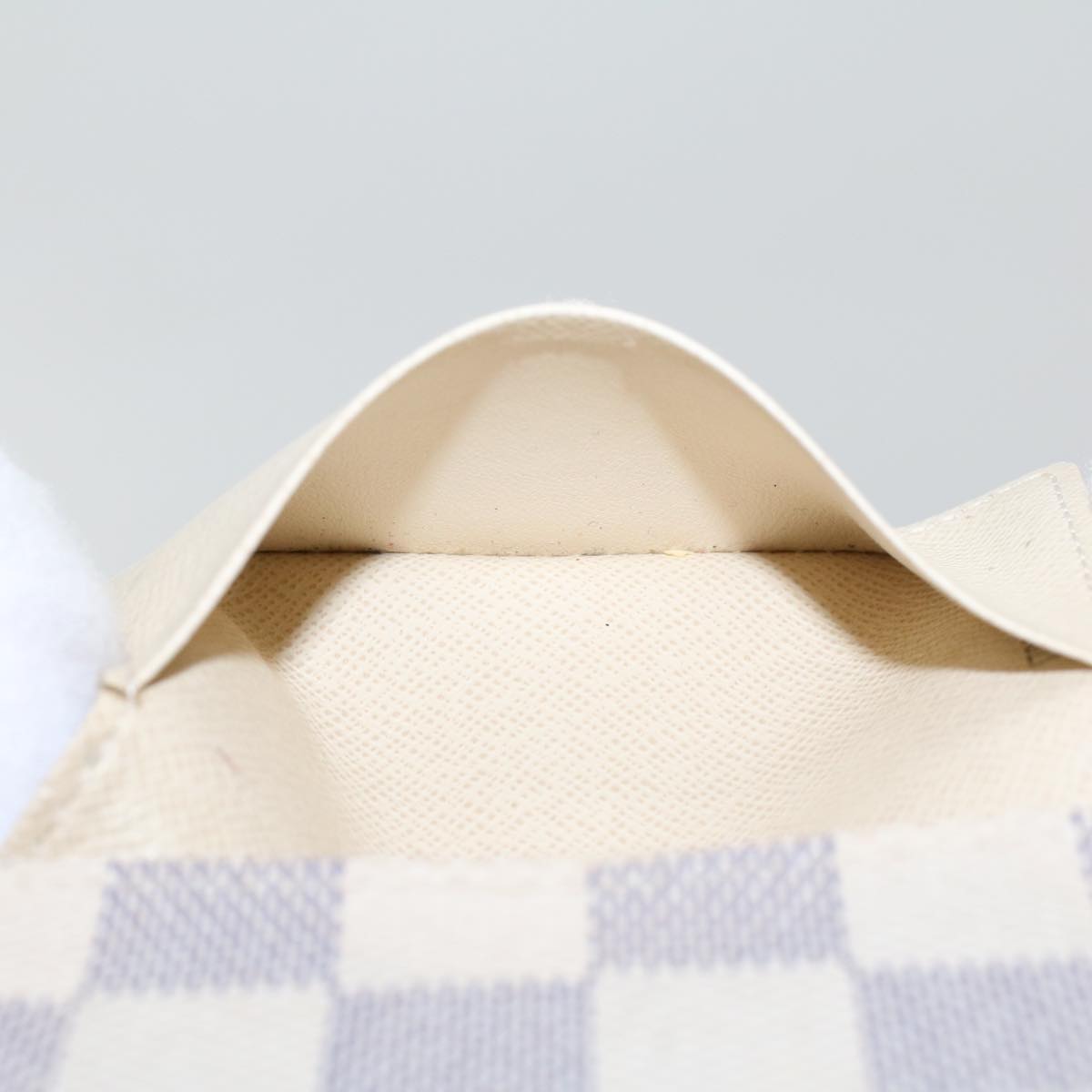 LOUIS VUITTON Damier Azur Amberop Cartes de Visit Card Case N61746 LV  44486