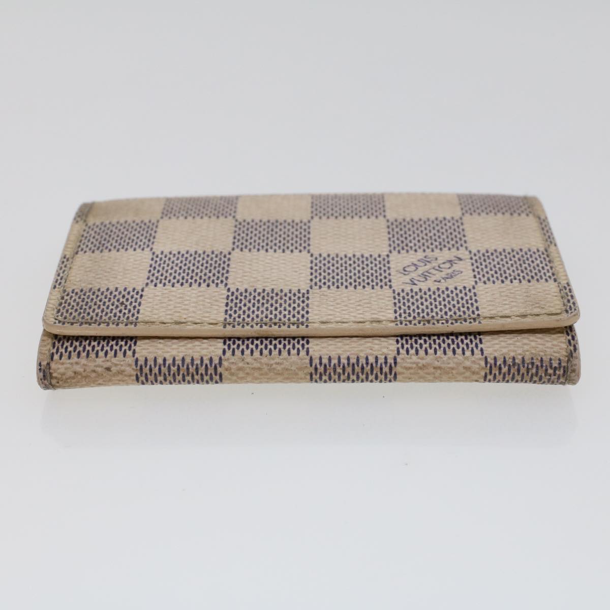 LOUIS VUITTON Damier Azur Amberop Cartes de Visit Card Case N61746 LV  44486