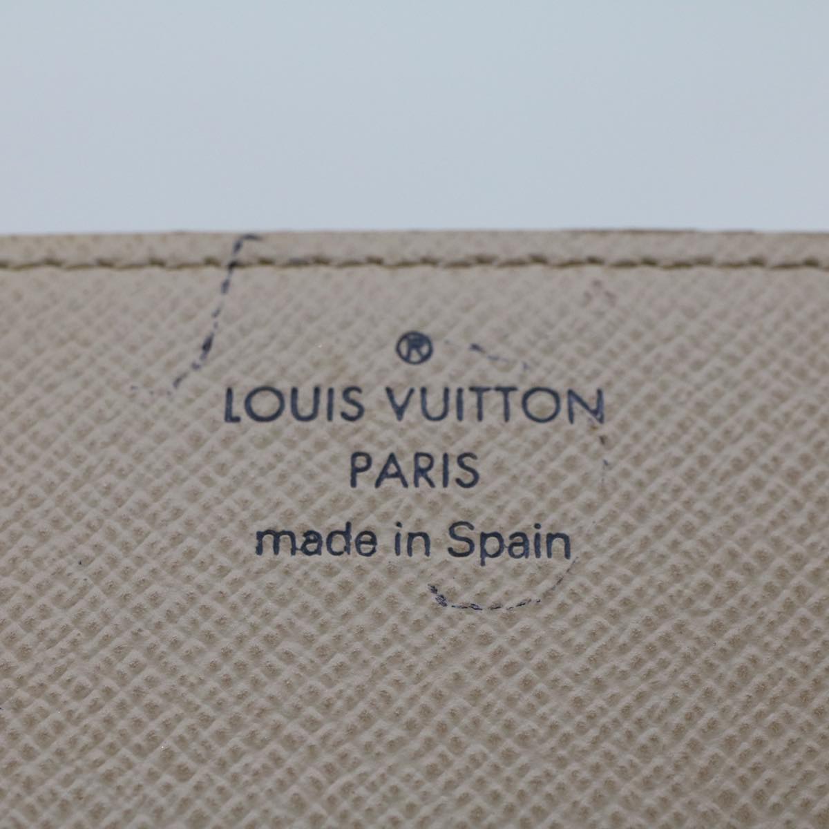 LOUIS VUITTON Damier Azur Amberop Cartes de Visit Card Case N61746 LV  44486