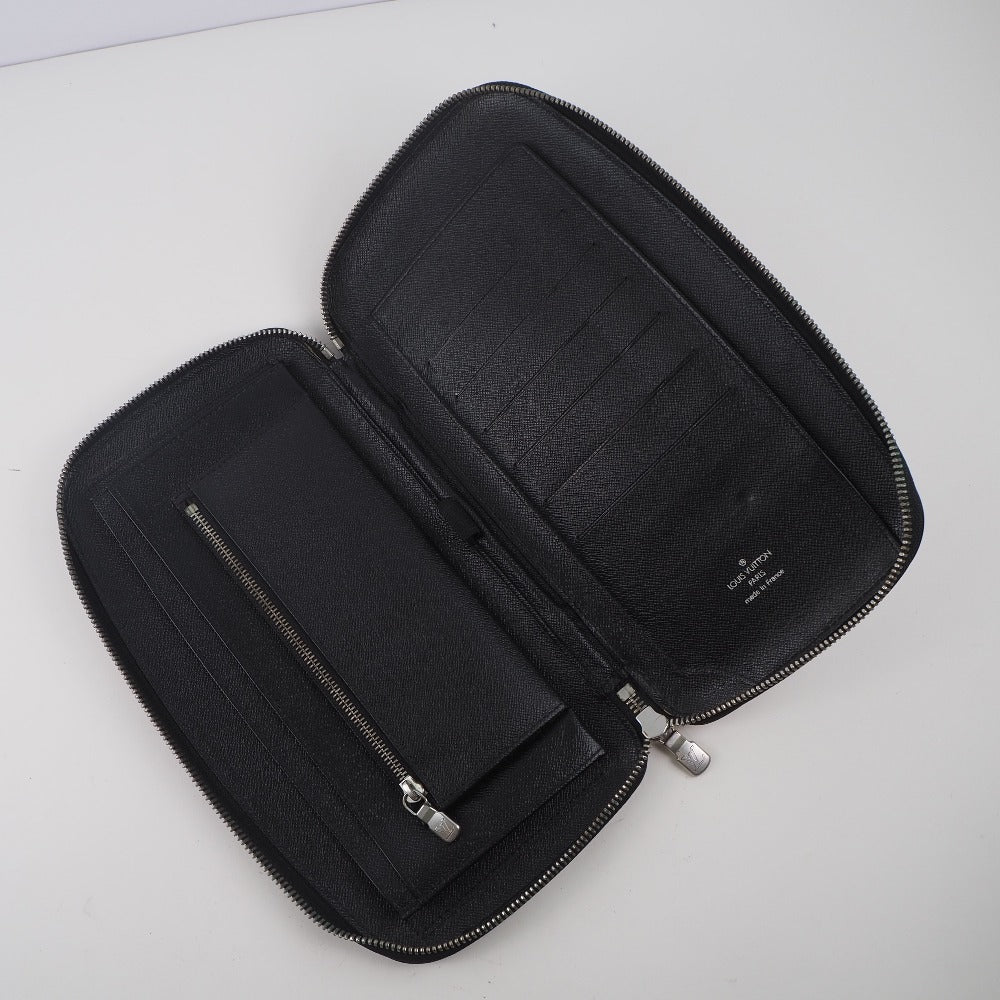 Louis Vuitton Black Leather Organizer wallet accessories