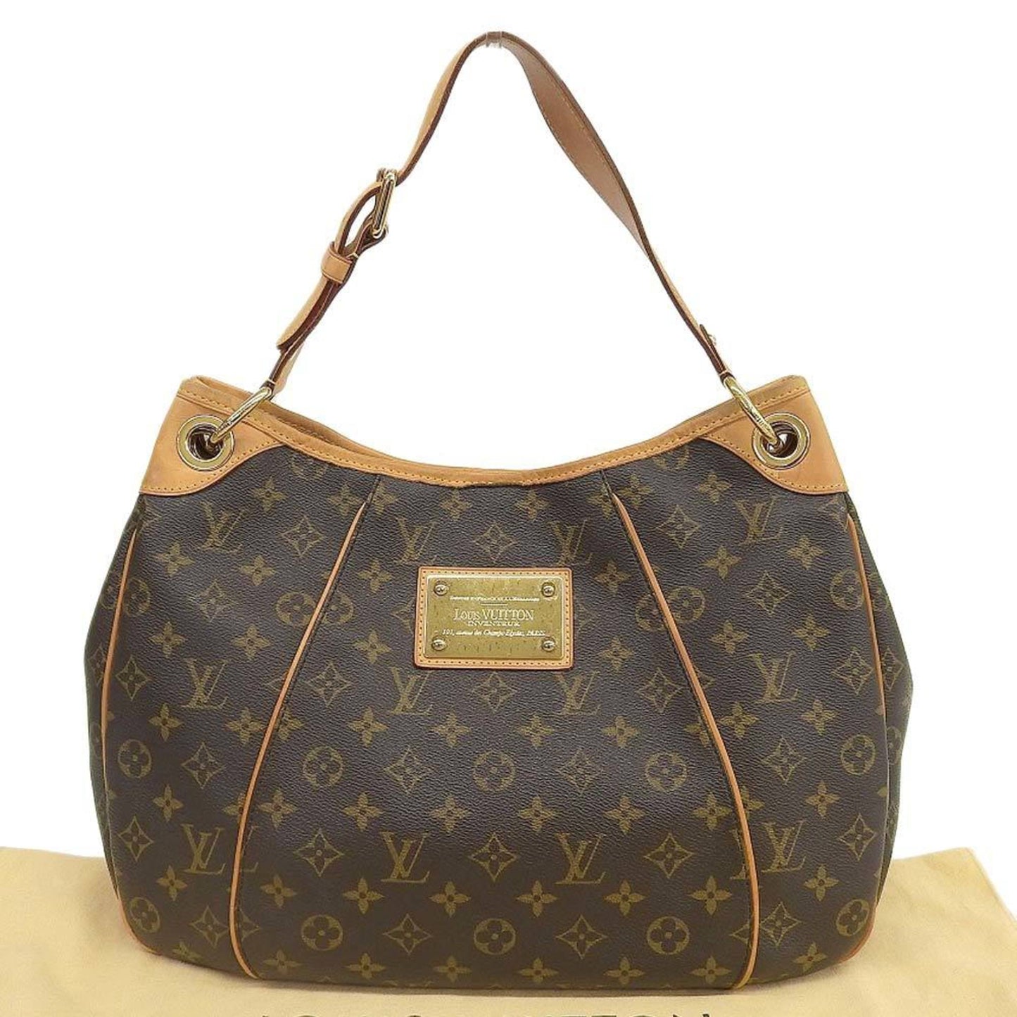 Louis Vuitton Brown Canvas Galliera shoulder bag