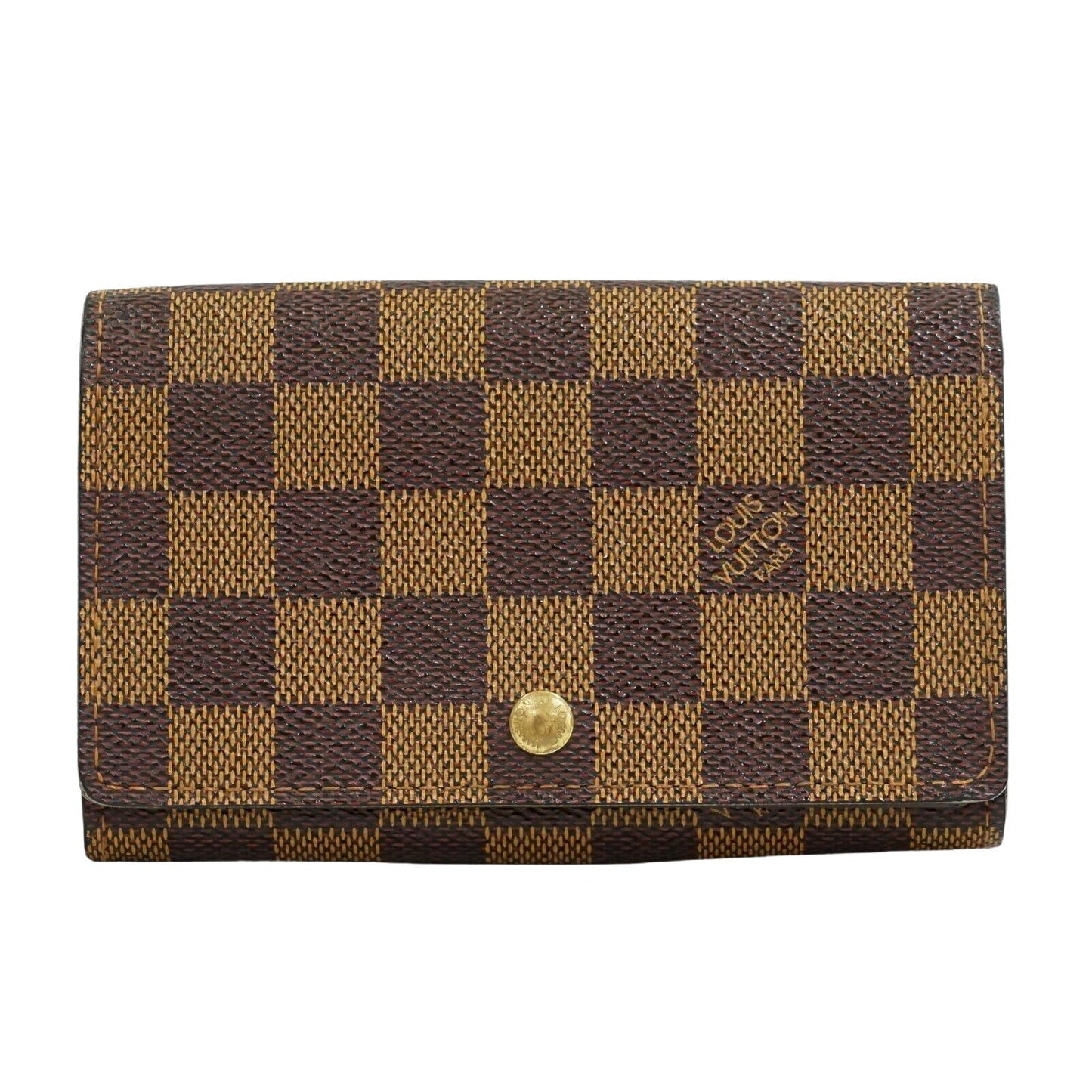 Louis Vuitton Brown Canvas Tresor wallet accessories