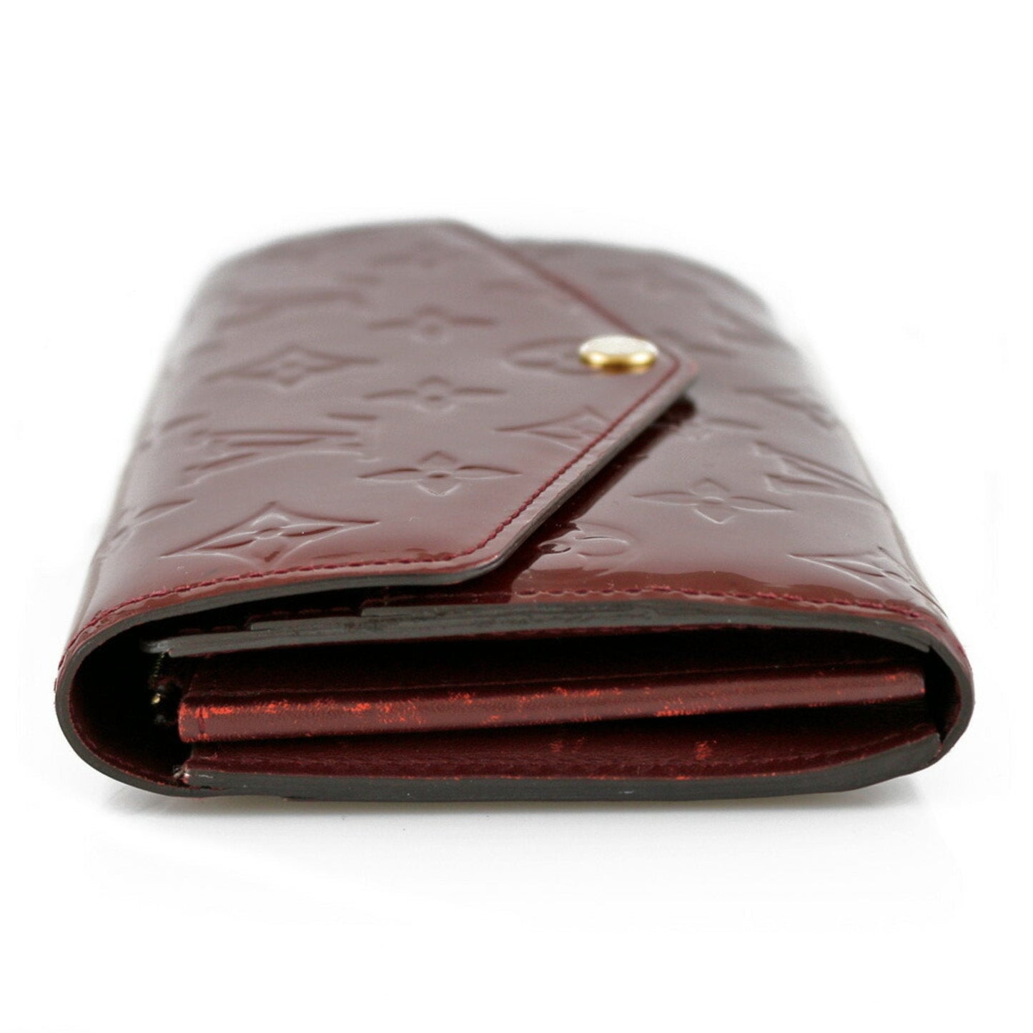 Louis Vuitton Bordeaux Patent leather Portefeuille Sarah wallet accessories