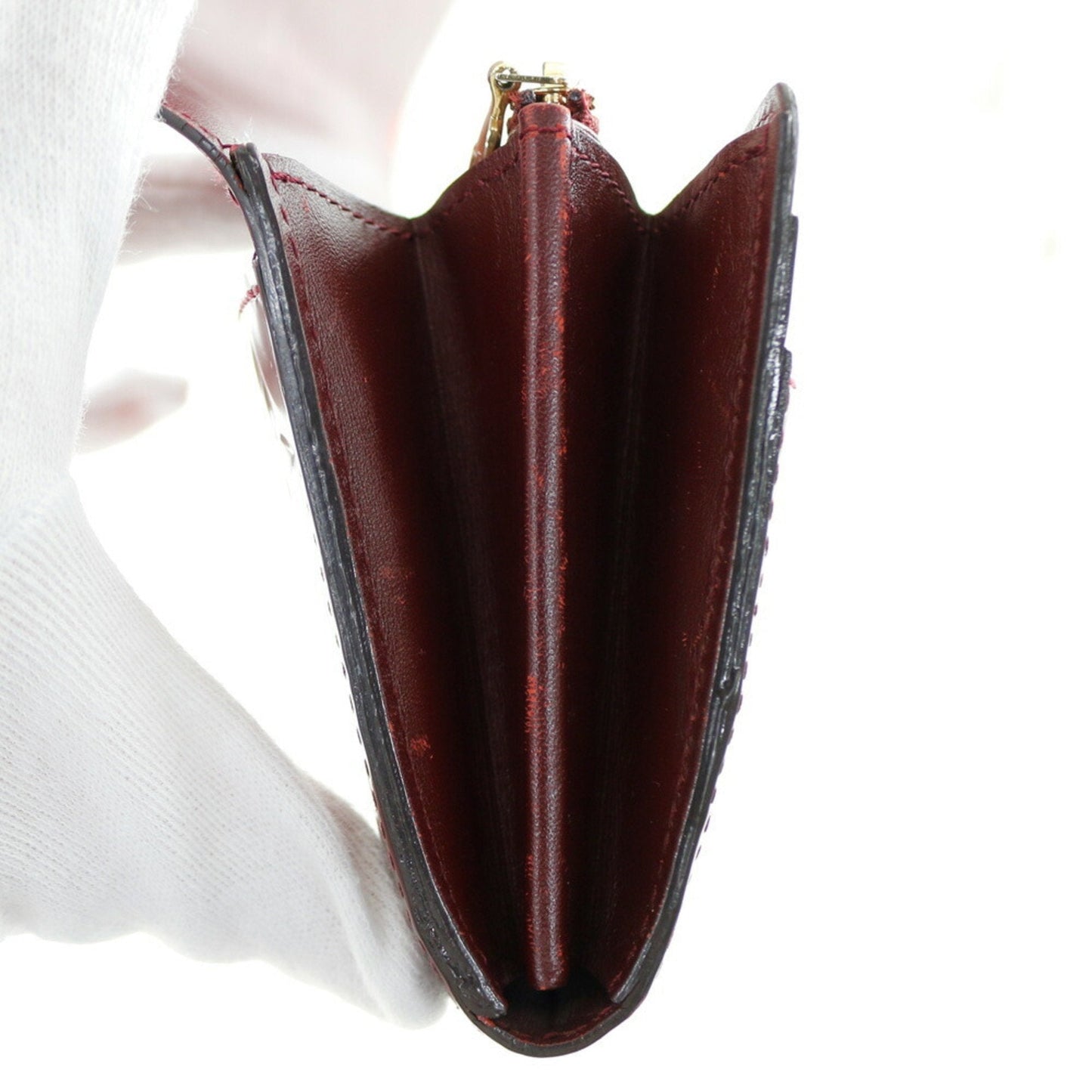 Louis Vuitton Bordeaux Patent leather Portefeuille Sarah wallet accessories