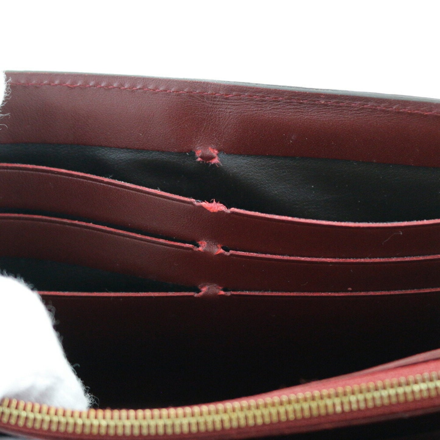 Louis Vuitton Bordeaux Patent leather Portefeuille Sarah wallet accessories