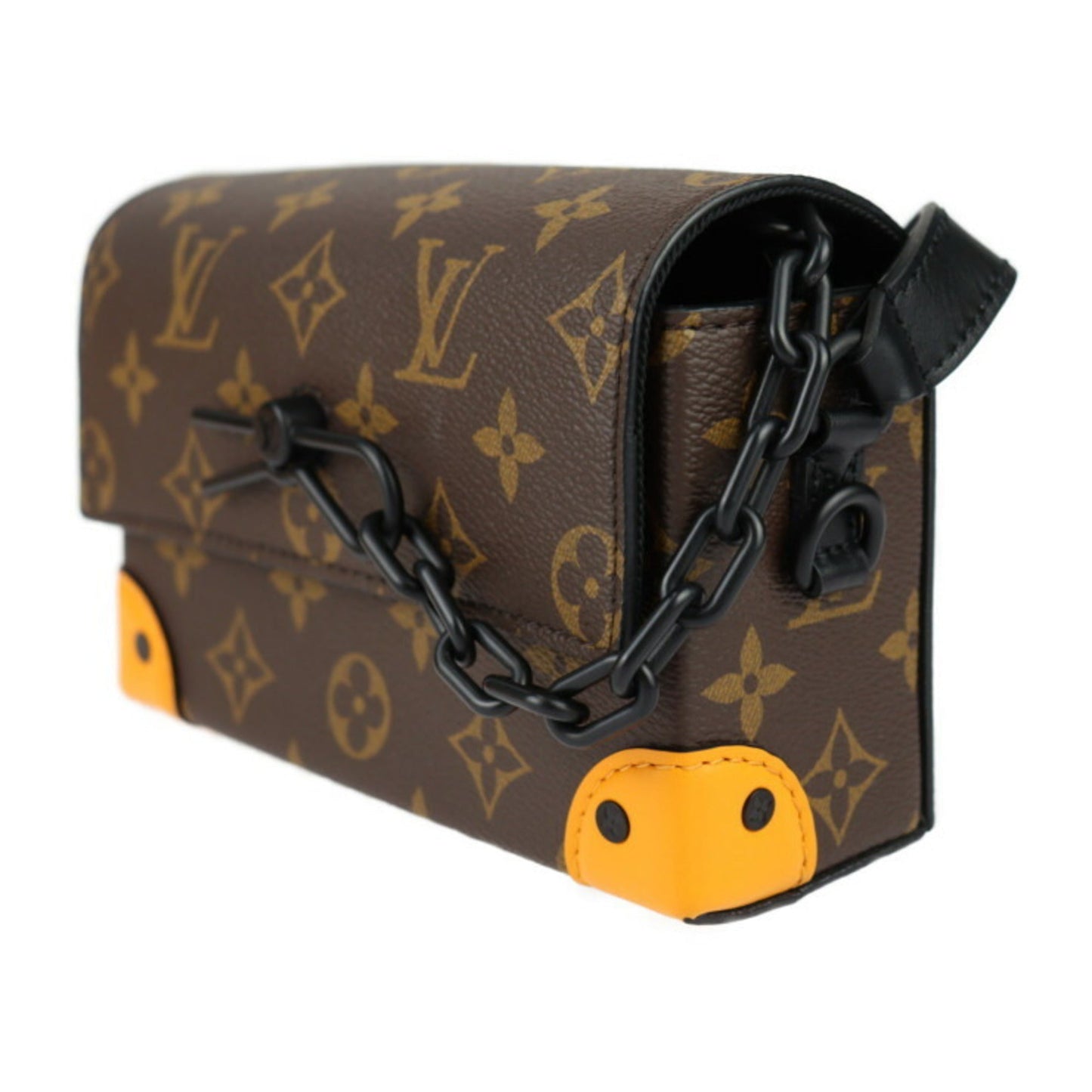 Louis Vuitton    Monogram Canvas Leather Pochette Shoulder Bag