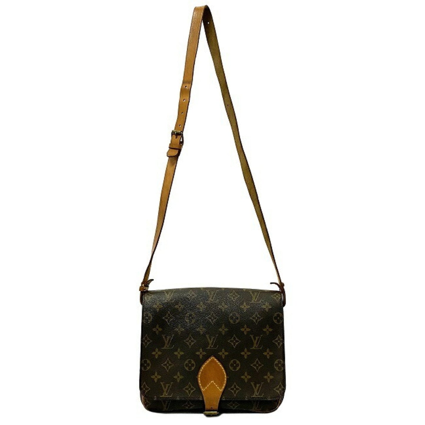 Louis Vuitton Brown Canvas Cartouchiere shopper bag