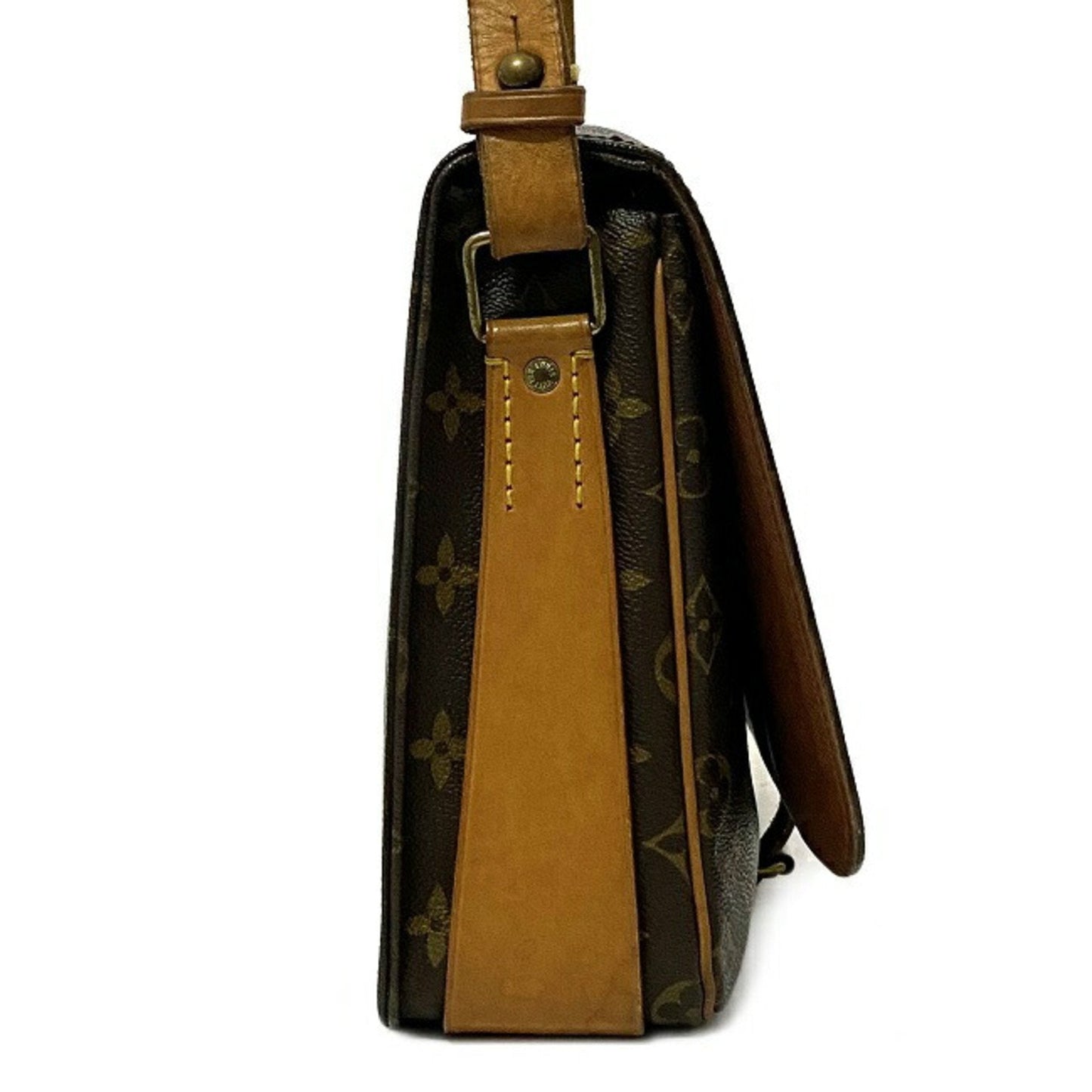 Louis Vuitton Brown Canvas Cartouchiere shopper bag