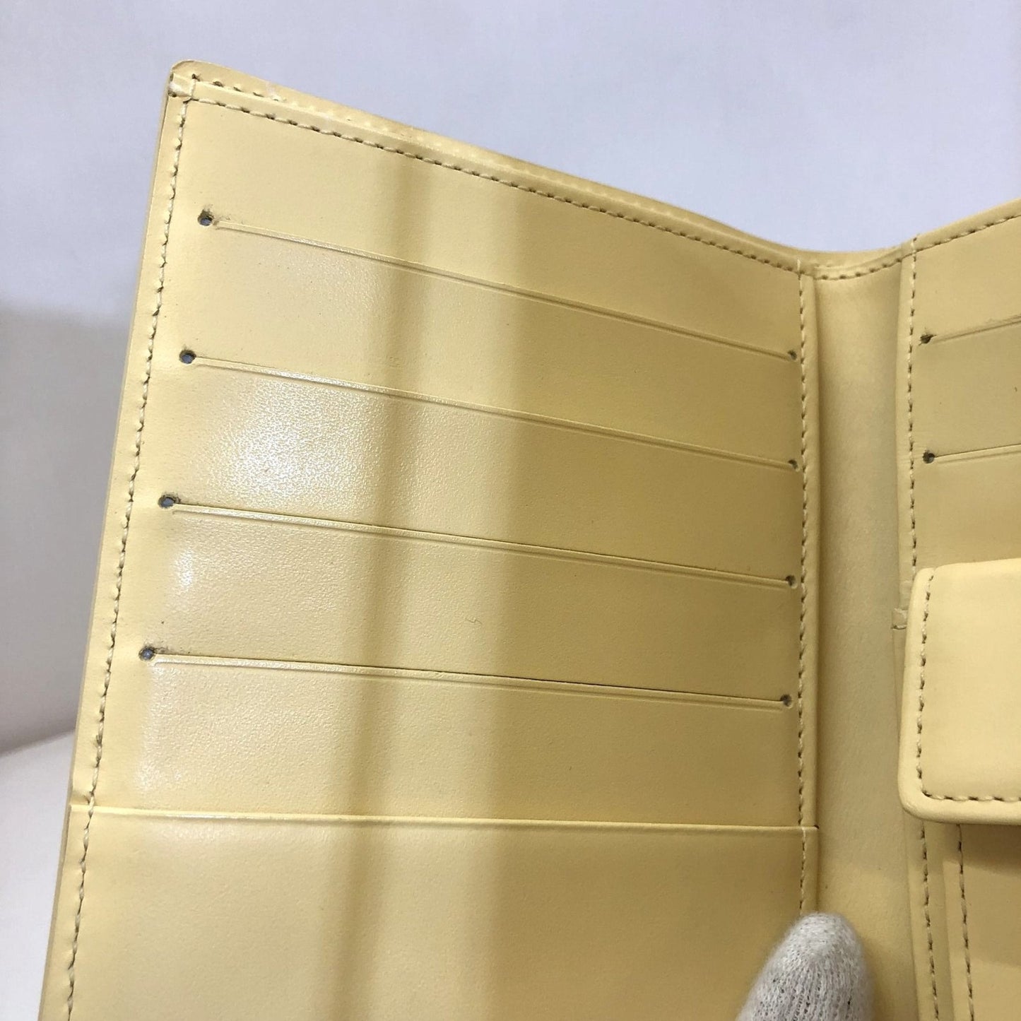 Louis Vuitton Beige Leather  wallet accessories