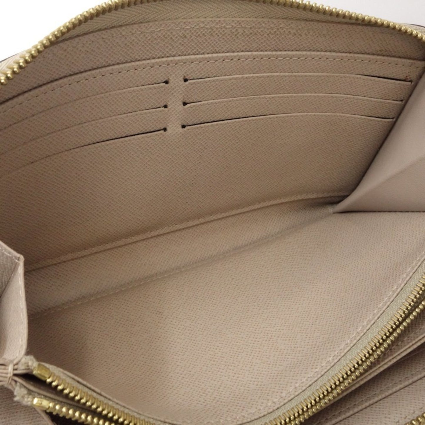 Louis Vuitton  Leather Long Wallet (Bi-Fold)