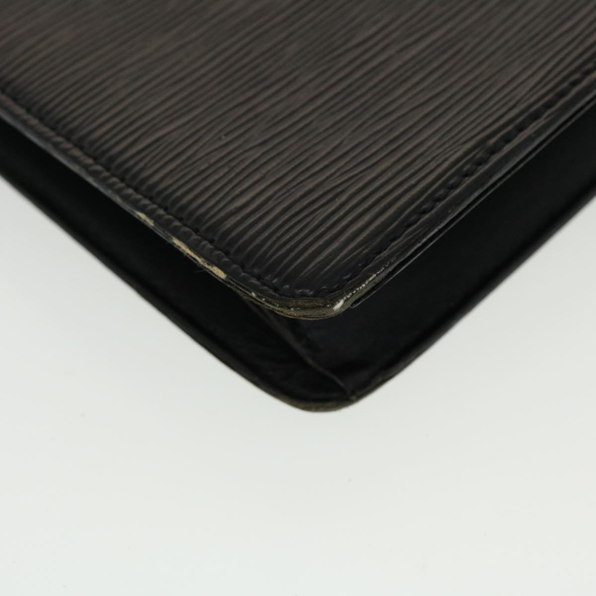 LOUIS VUITTON Epi Pochette Homme Clutch Bag Black M52522 LV  44943