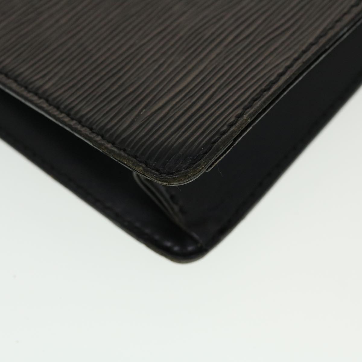 LOUIS VUITTON Epi Pochette Homme Clutch Bag Black M52522 LV  44943