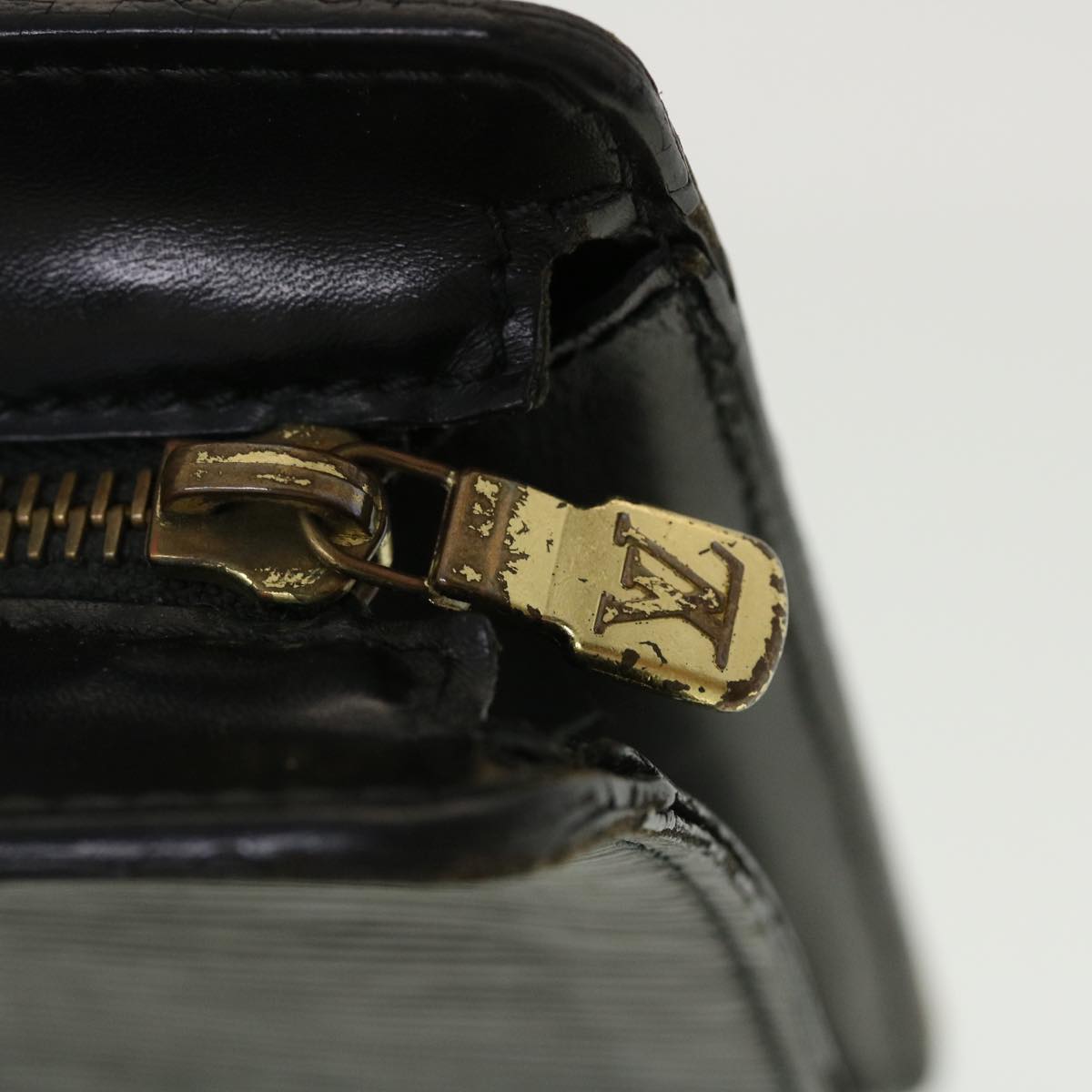 LOUIS VUITTON Epi Pochette Homme Clutch Bag Black M52522 LV  44943