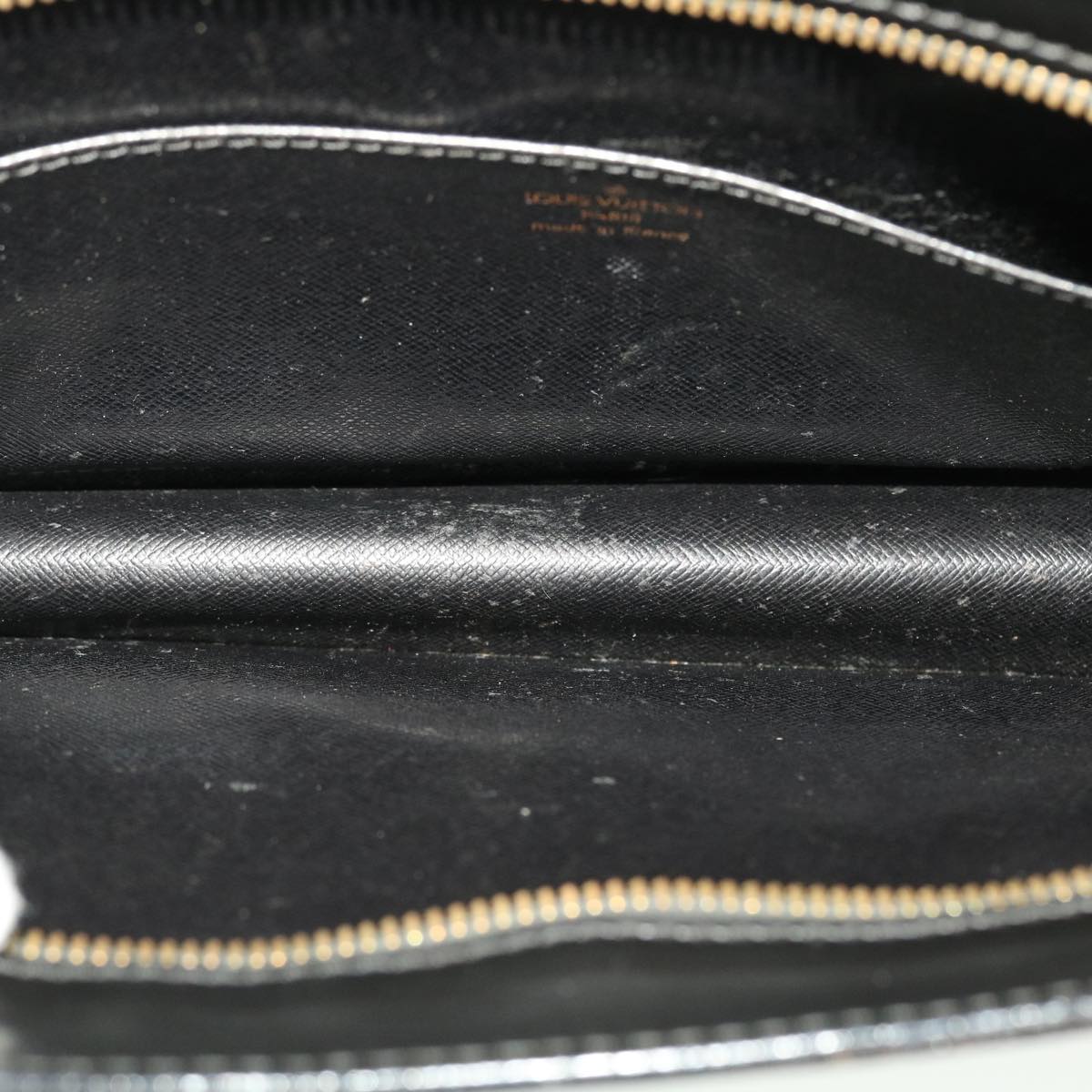 LOUIS VUITTON Epi Pochette Homme Clutch Bag Black M52522 LV  44943